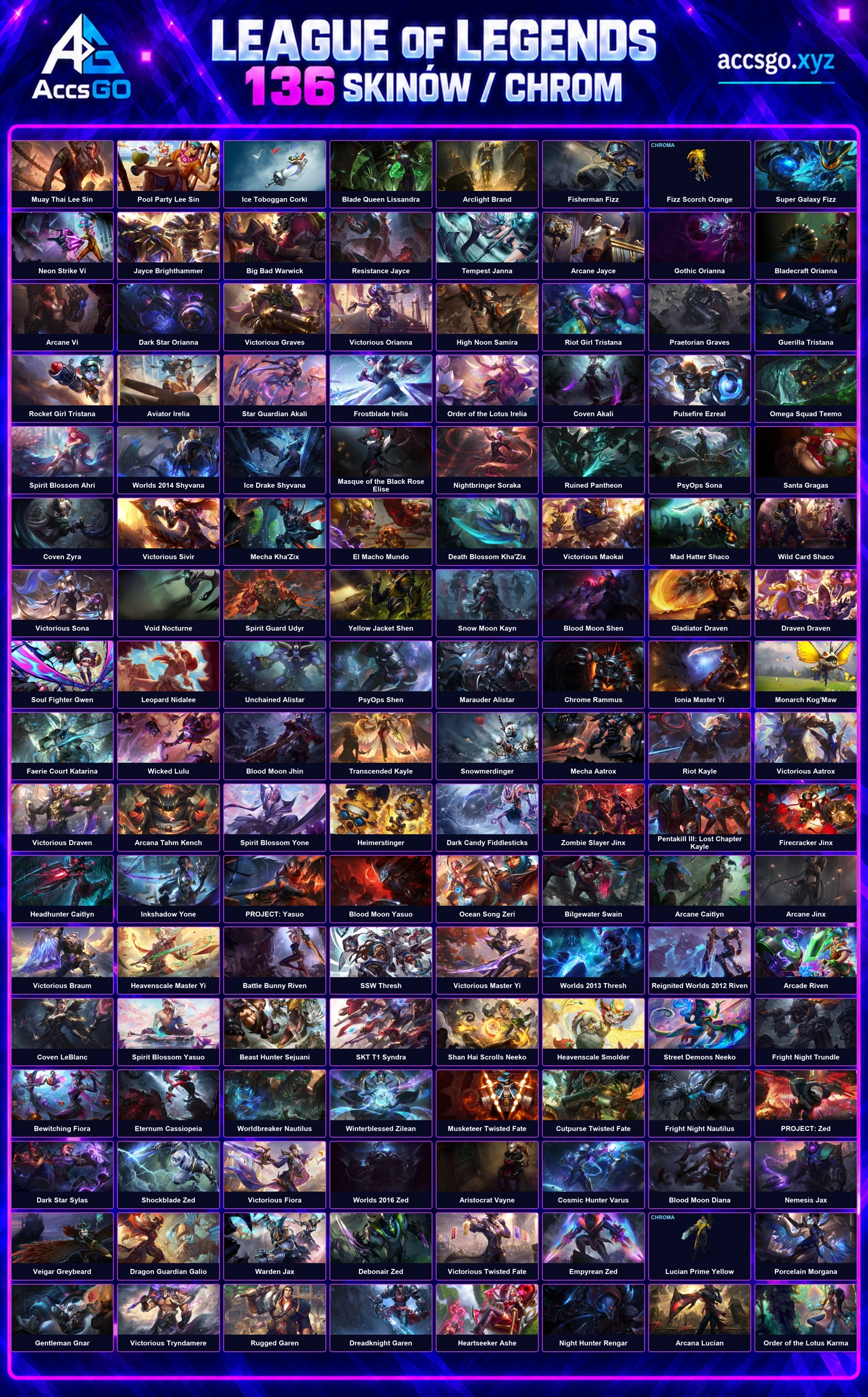 Konto Riot | 57 Skinów 4 Noże Valorant EU | LoL EUW 136 skinów — grafika 3
