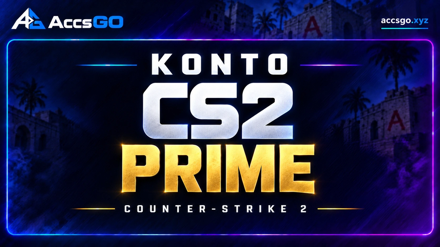 Konto CS2 Prime – bez odznak