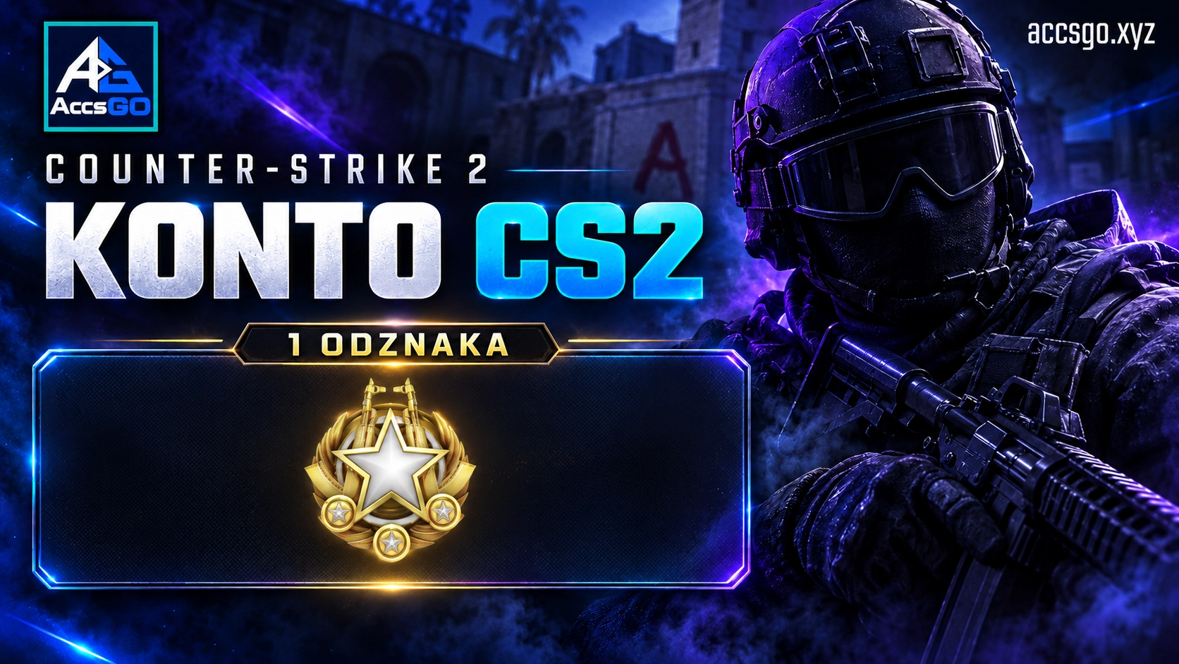 Konto CS2 | Prime | 1 Odznaka
